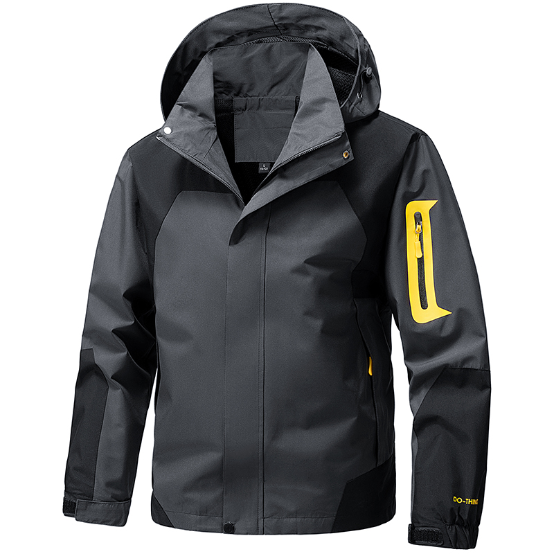 Outdoor Sport Waterproof Jacket - Chaqueta Softshell para hombre, con capucha